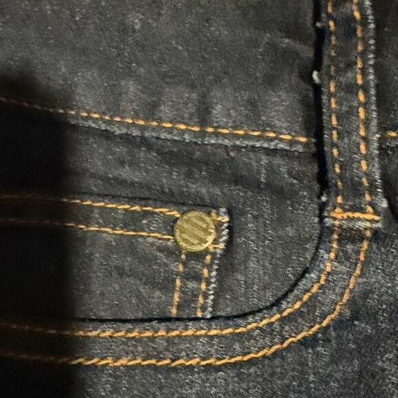 Love Culture Dark Blue Straight Leg Jeans - Picture 4 of 6